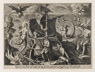Ferdinando Magalanes, portugalština, deska 4 z America Revetio